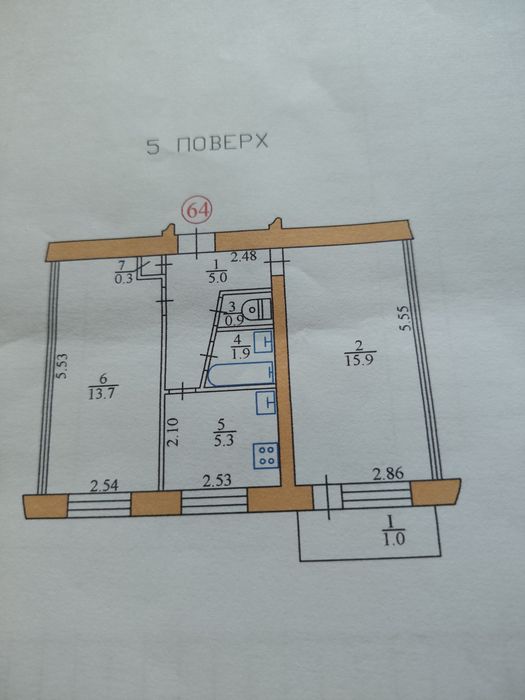 Квартира на вул. Торговиця в Тернополі, ID 302026, фото №14