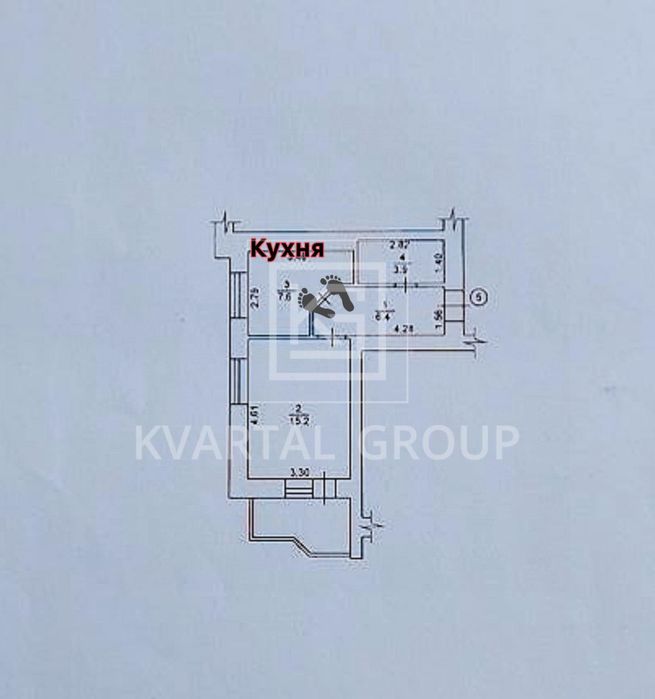 Квартира на вул. Бориса Гмирі, 20 в Києві, ID 302088, фото №21
