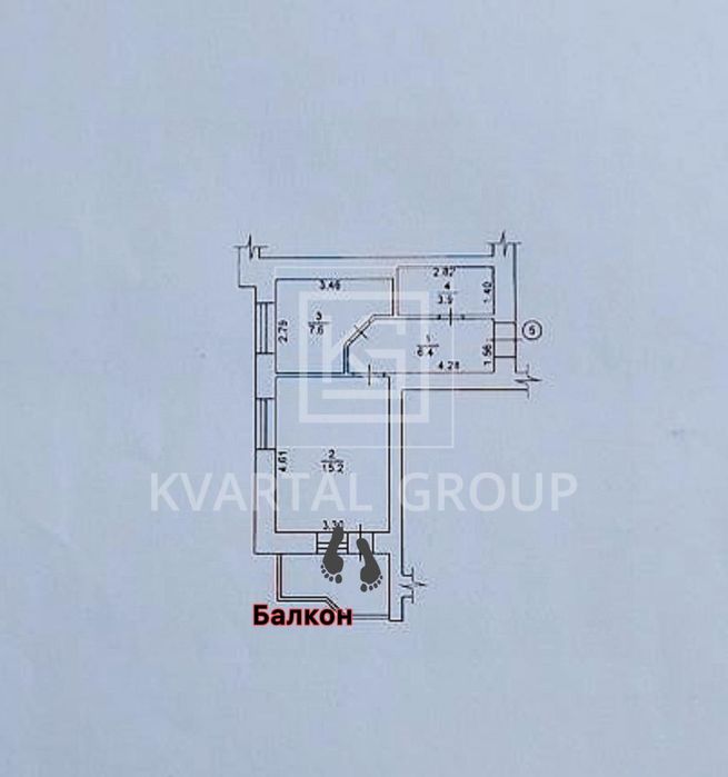 Квартира на вул. Бориса Гмирі, 20 в Києві, ID 302088, фото №22