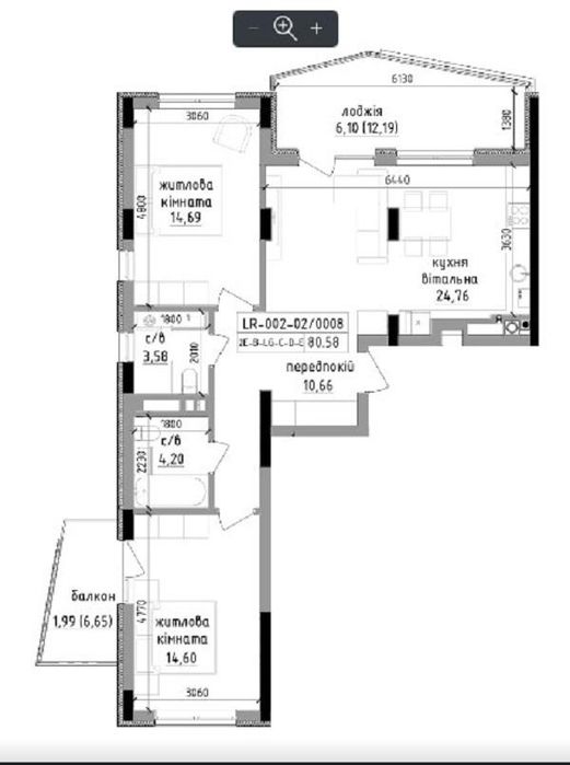 Квартира на вул. Ґаджеги в Ужгороді, ID 302266, фото №9