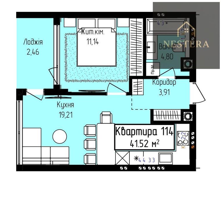 Квартира на вул. Собранецька, 137 в Ужгороді, ID 302361, фото №6