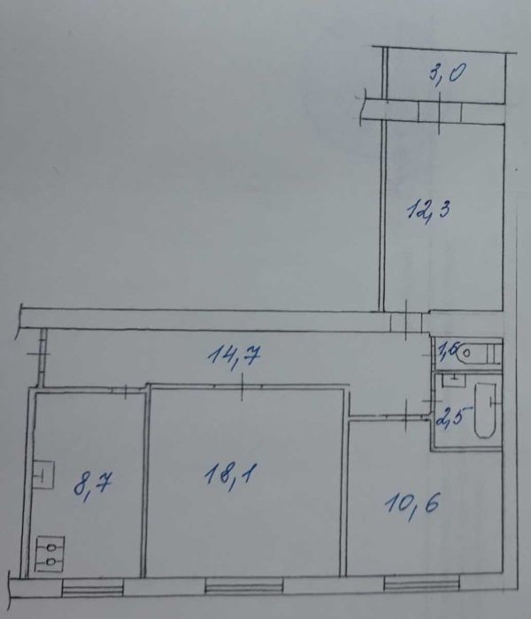 Квартира на вул. Шовкуненка, 3 в Києві, ID 318862, фото №10