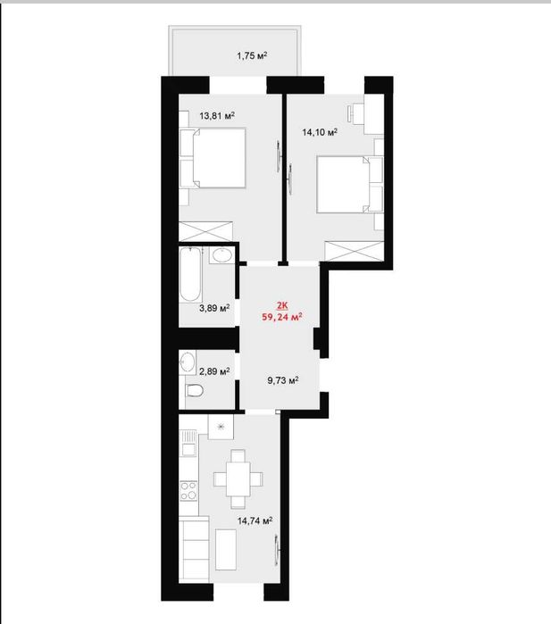 Квартира на вул. Урожайна, 7А в Івано-Франківськ, ID 320730, фото №5