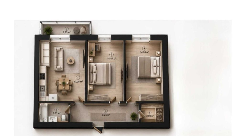 Квартира на вул. Урожайна, 7А в Івано-Франківську, ID 320732, фото №8