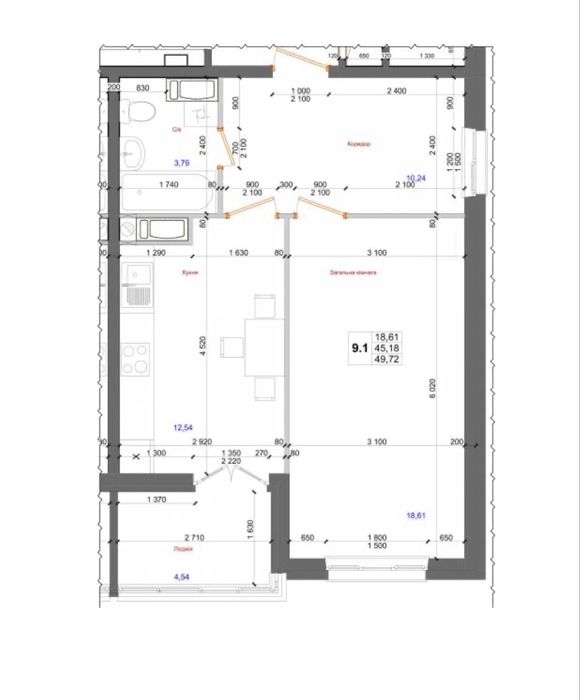 Квартира на вул. Доківська 10/17 в Києві, ID 311925, фото №2