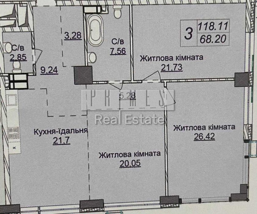 Квартира на вул. Андрія Верхогляда, 26 в Києві, ID 303024, фото №5