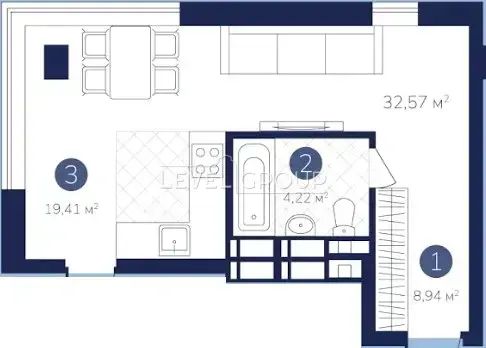 Квартира на вул. Ревуцького, 52 в Києві, ID 303011, фото №11