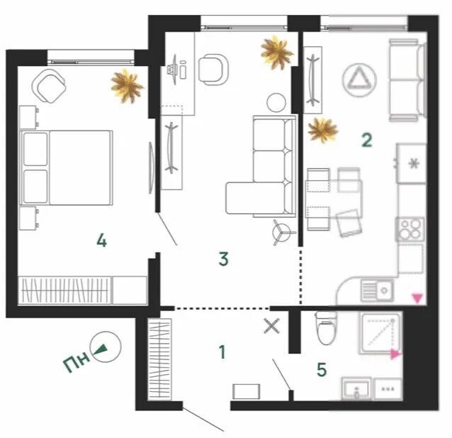 Квартира на ЖК SkyGarden в Івано-Франківську, ID 303288, фото №2