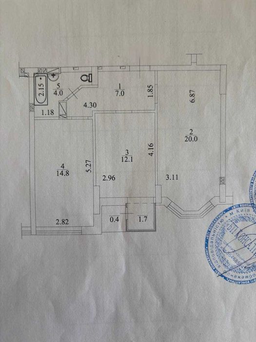 Квартира на ЖК Гранд Бурже в Києві, ID 303596, фото №23
