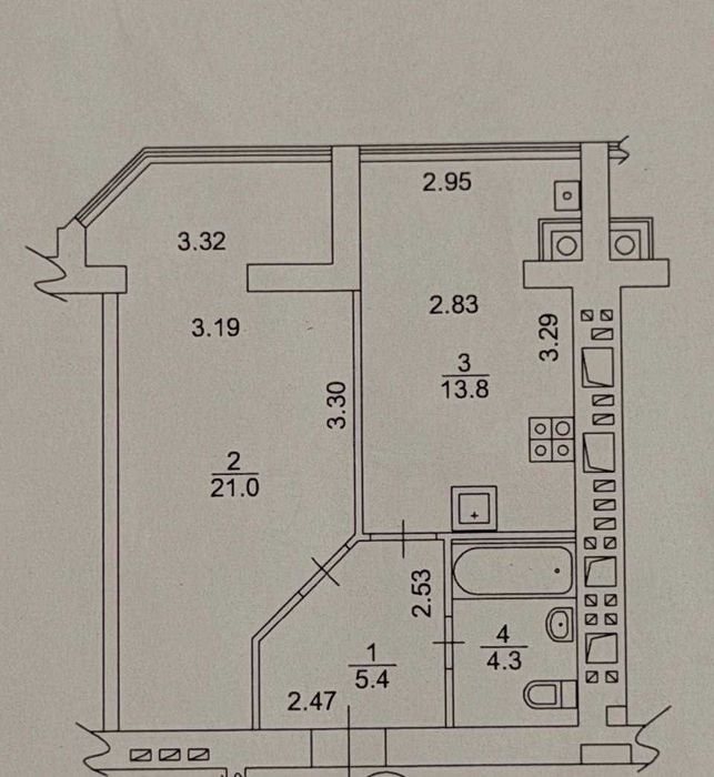 Квартира на вул. Жулянська, 2Г в Києві, ID 312752, фото №9