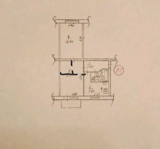Квартира на біля метро Святошин в Києві, ID 303879, фото №24