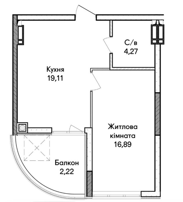 Квартира на ЖК Synergia City в Києві, ID 304568, фото №2
