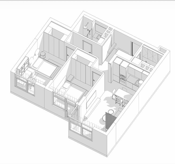 Квартира на вул. Олександра Олеся, 9 в Києві, ID 310230, фото №4