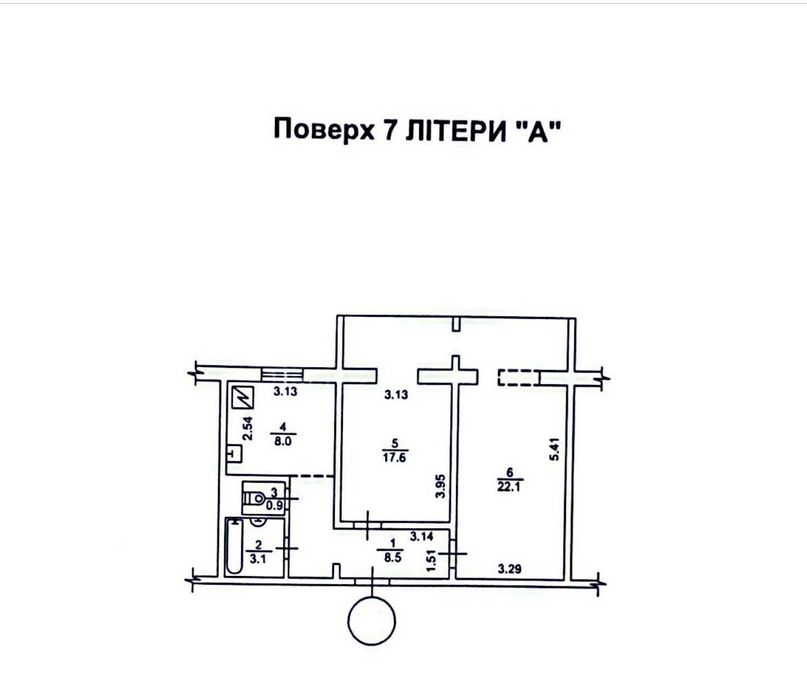 Квартира на Деснянський в Києві, ID 305834, фото №22