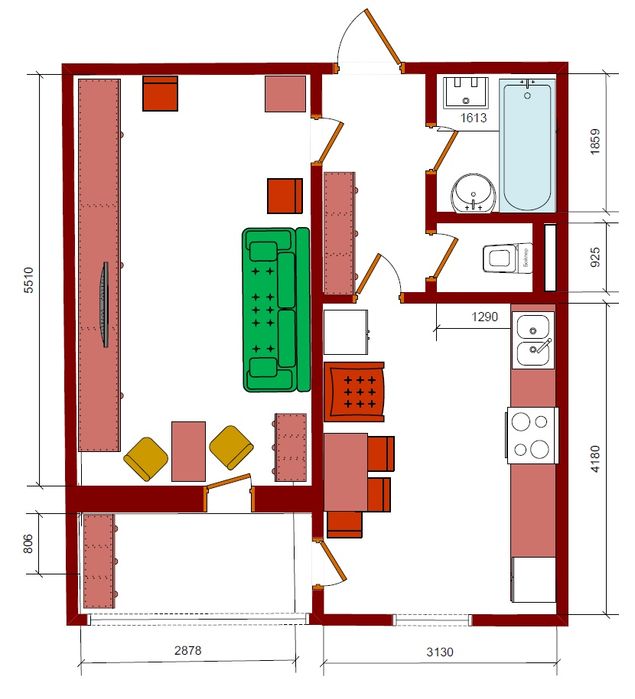 Квартира на вул. Братиславська, 9А в Києві, ID 306948, фото №5