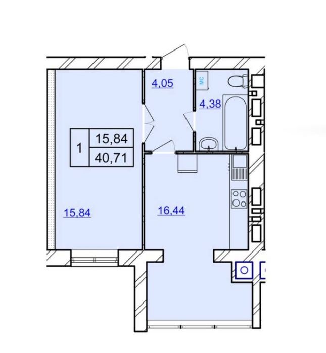 Квартира на вул. Мазура в Хмельницькому, ID 311121, фото №6