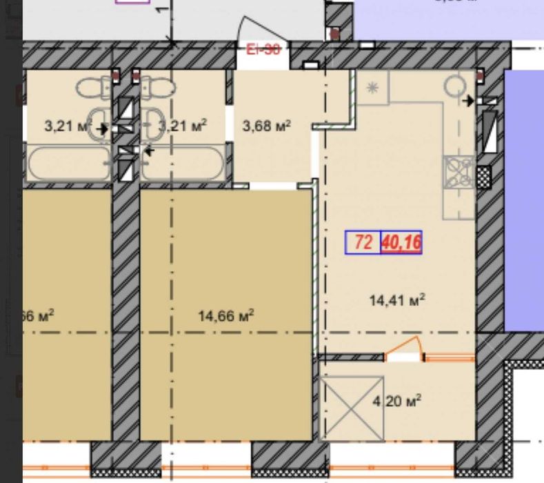Квартира на ЖК Молодість в Києві, ID 313578, фото №5