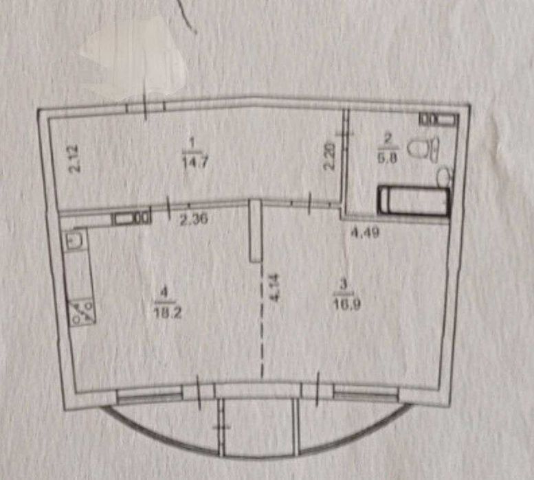 Квартира на Дарницький в Києві, ID 313567, фото №21