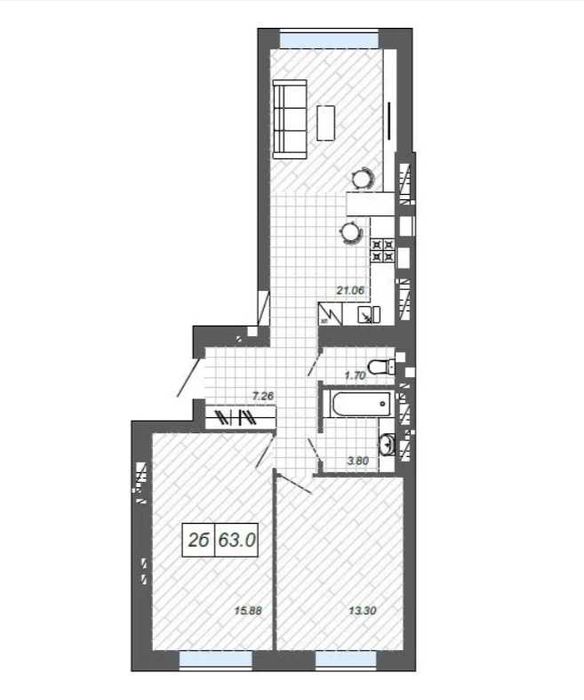 Квартира на вул. Василя Стуса, 27 в Києві, ID 324122, фото №16