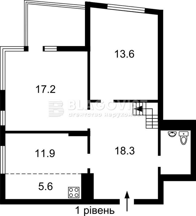 Квартира на вул. Симоненка в Київ, ID 313968, фото №3