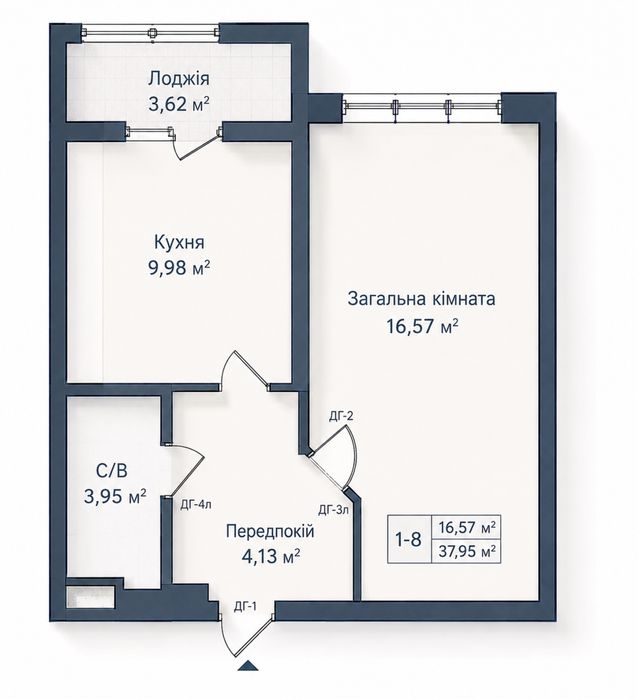 Квартира на вул. Героїв Небесної Сотні, 14/1 в Києві, ID 314103, фото №2
