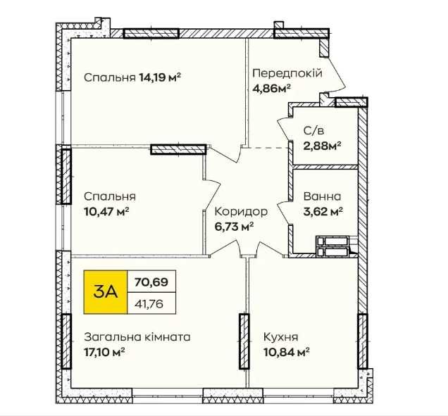 Квартира на ЖК «Синергія Київ» в Києві, ID 314204, фото №6