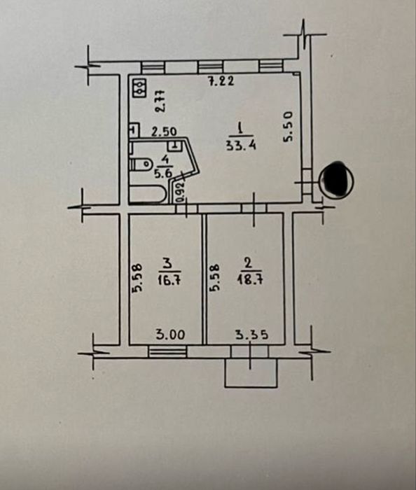 Квартира на вул. професора Підвисоцького, 19 в Києві, ID 314256, фото №17