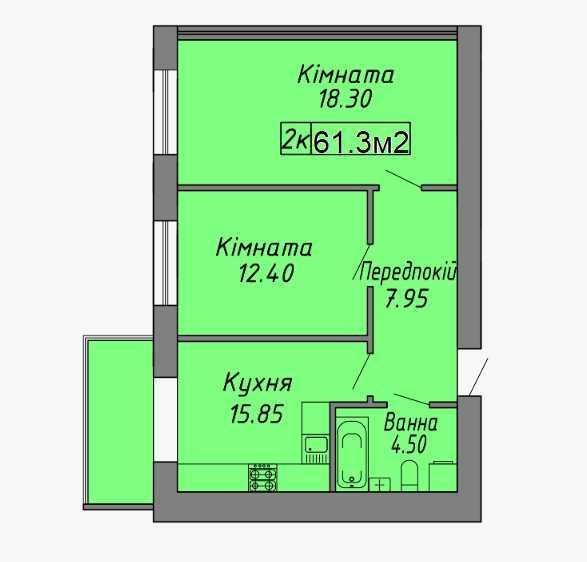 Квартира на ЖК Діброва парк в Івано-Франківську, ID 314421, фото №12