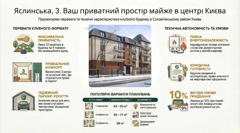 Квартира на вул. Яслинська, 3 в Києві, ID 323606, фото №7