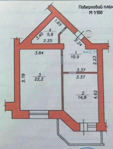 Квартира на вул. Нове Шосе в Києві, ID 322904, фото №11