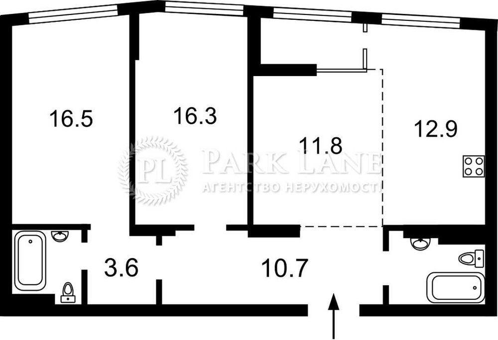 Квартира на вул. Шолуденка, 30 в Київ, ID 323291, фото №4