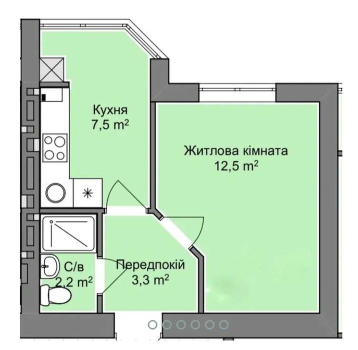 Квартира на вул. Садова, 51А в Київ, ID 323063, фото №2