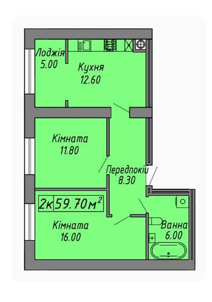 Квартира на Житловий комплекс «Скандинавія» в Івано-Франківськ, ID 323013, фото №3