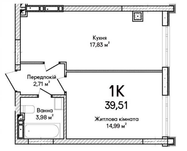 Квартира на ЖК Синергія Сіті в Києві, ID 323004, фото №2