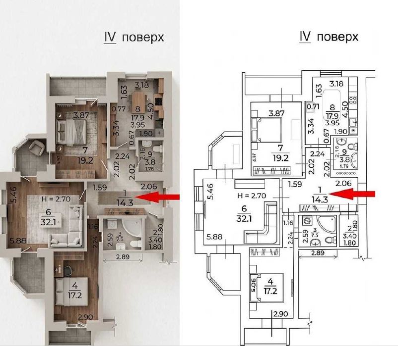 Квартира на ЖК Титанік в Одеса, ID 322949, фото №3