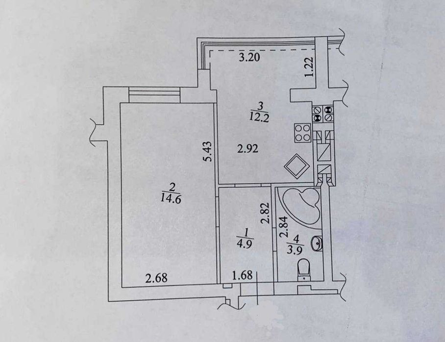 Квартира на ЖК "Два кольори" в Києві, ID 322598, фото №14