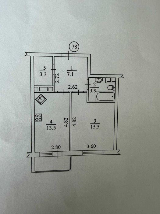 Квартира на вул. Туманяна, 1А в Києві, ID 322185, фото №13