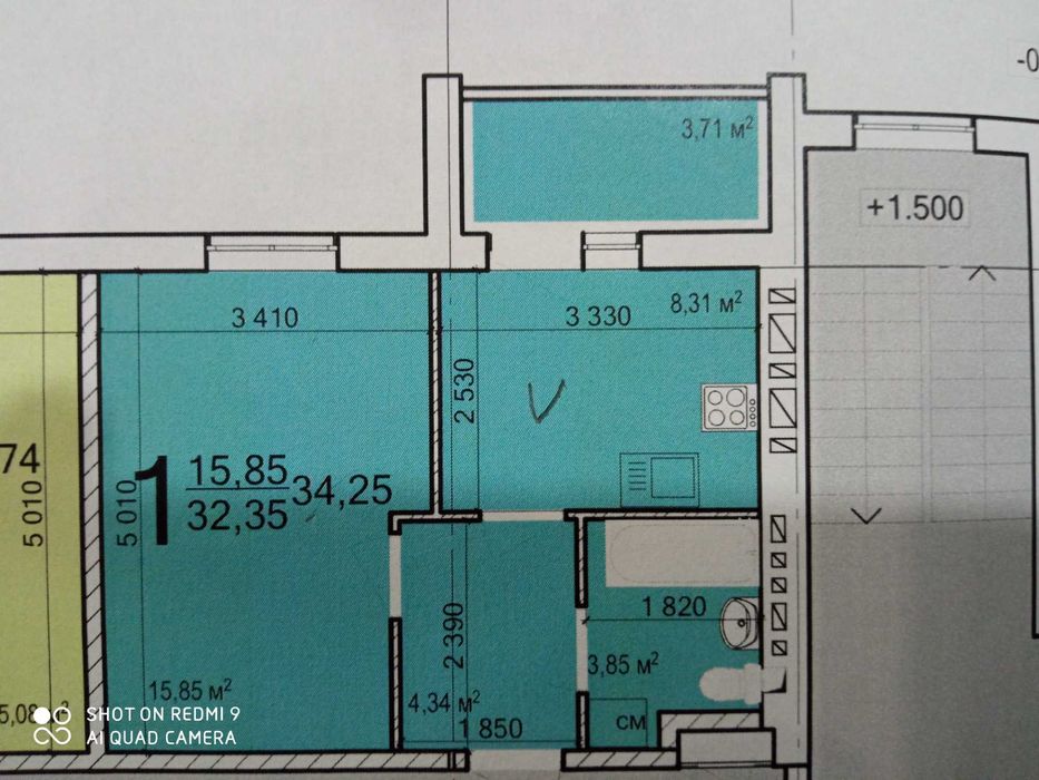 Квартира на вул. Барабашово, 14А в Харкові, ID 322693, фото №8