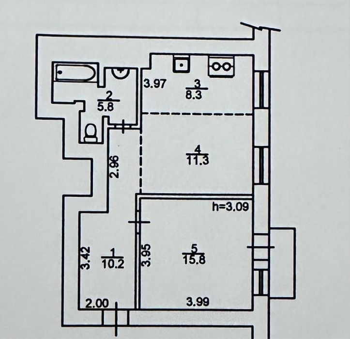 Квартира на бул. Антоновича, 12 в Київ, ID 322678, фото №4
