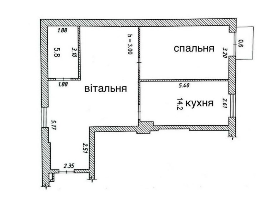 Квартира в Кам'янці-Подільському, ID 322449, фото №11
