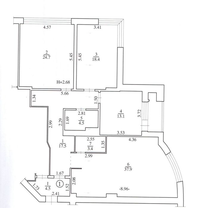 Квартира на вул. Старонаводницька, 13а в Києві, ID 315679, фото №17
