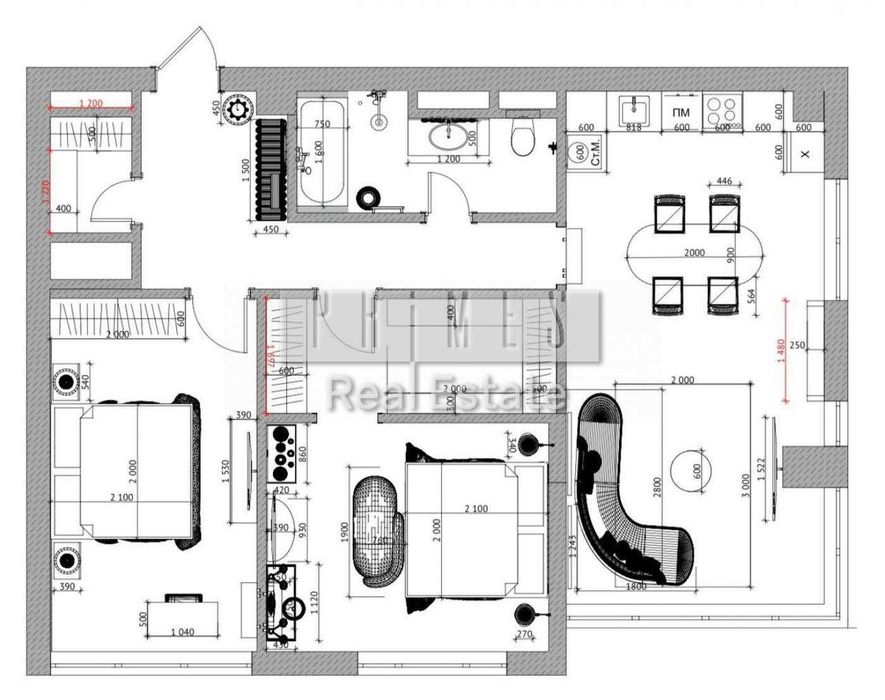 Квартира на вул. Драгомирова, 19-Б в Києві, ID 322238, фото №14
