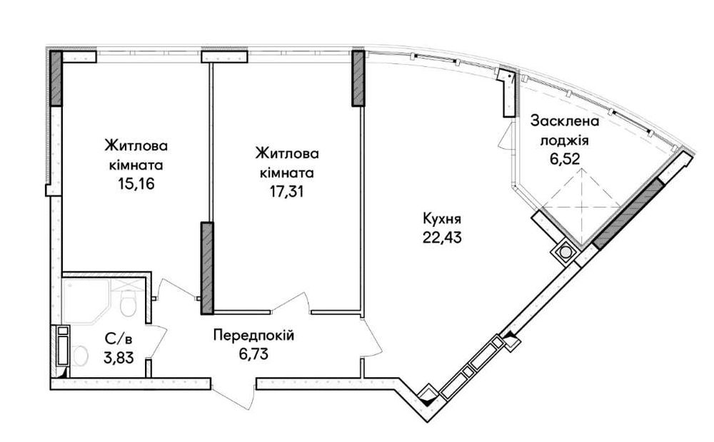 Квартира на вул. Синергія Сіті, 38 в Києві, ID 322145, фото №7