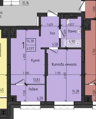 Квартира на Кромаксбуд в Чернівцях, ID 322159, фото №9