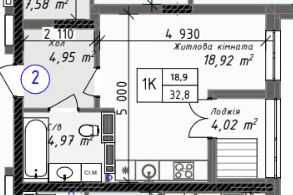 Квартира на вул. Михайла Грушевського в Одеса, ID 322058, фото №4