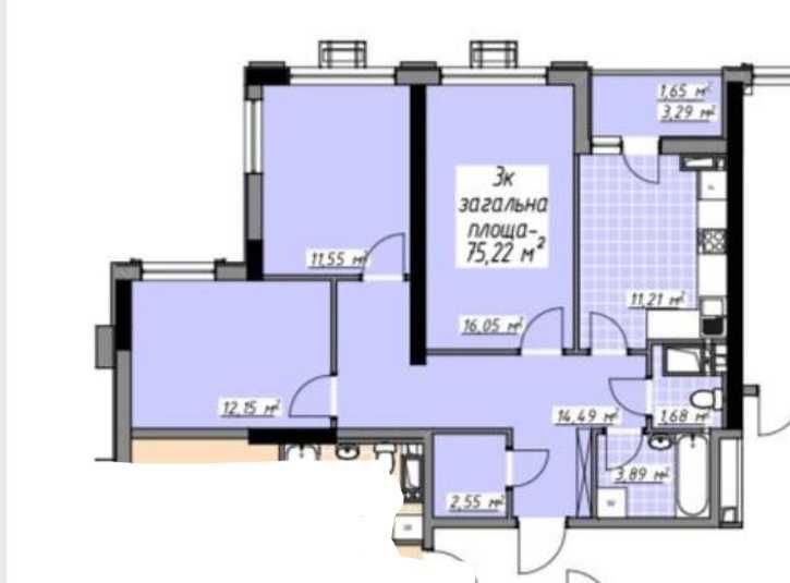 Квартира на ЖК «Одеські традиції» в Одеса, ID 322034, фото №1