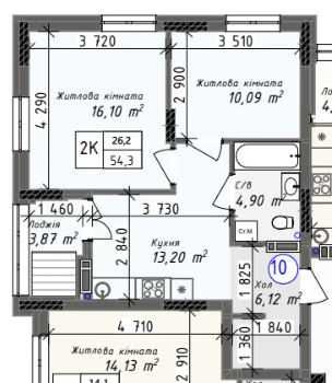 Квартира на вул. Михайла Грушевського в Одеса, ID 322006, фото №4