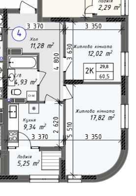 Квартира на вул. Михайла Грушевського в Одеса, ID 322004, фото №2