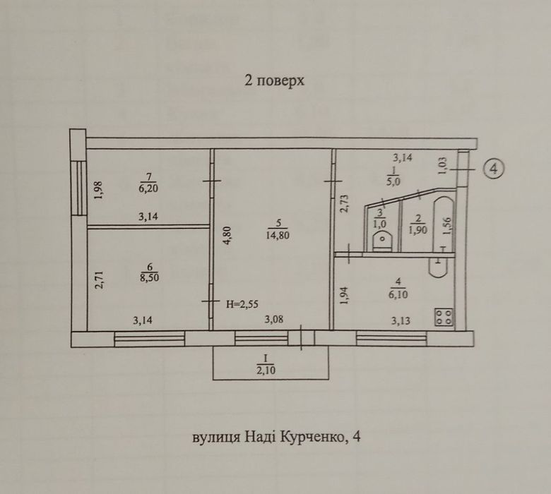 Квартира на Нади Курченко, 4 в Краматорську, ID 321990, фото №10