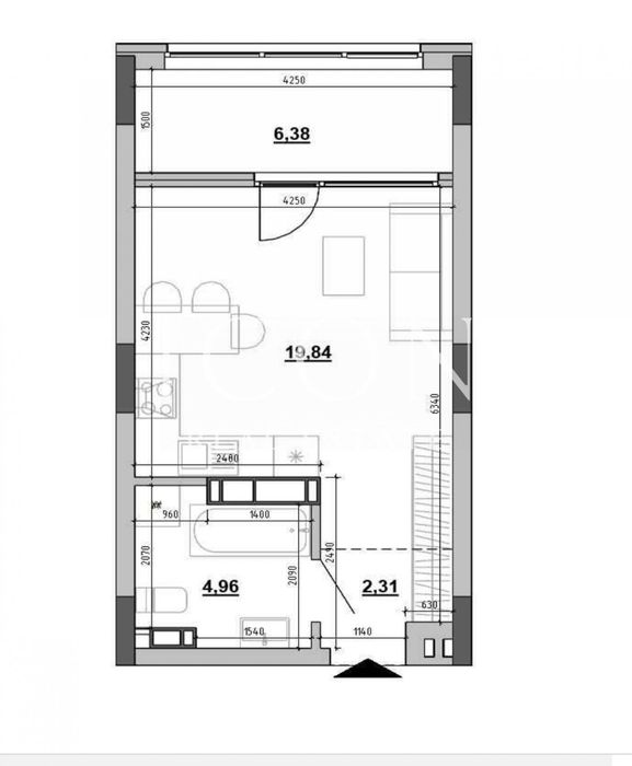 Квартира на вул. Клеманська, 3 в Київ, ID 321945, фото №2
